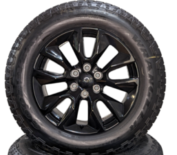 20" Chevy Silverado RST Gloss Black Wheels With Goodyear Trailrunner AT Tires