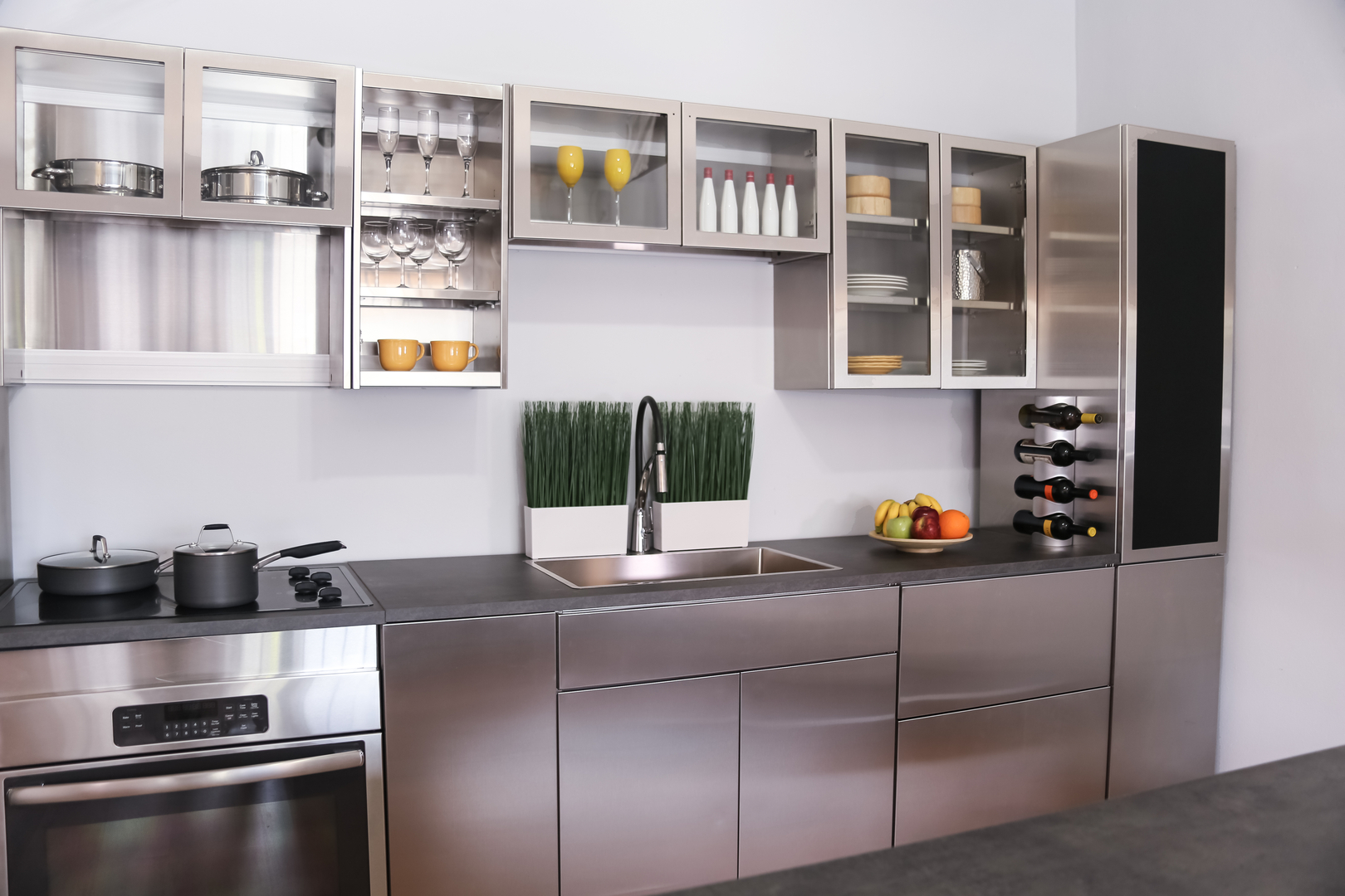 Stainless Steel Kitchen Cabinets