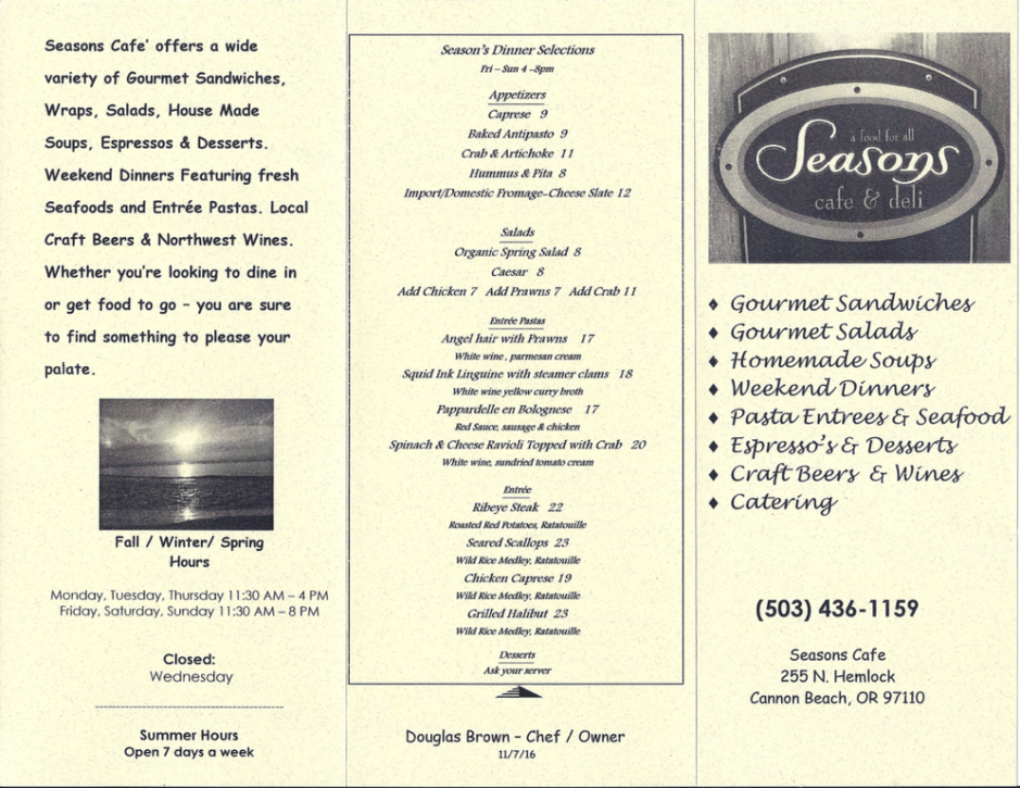 Seasons Café Coffee, Bakeries and Delis