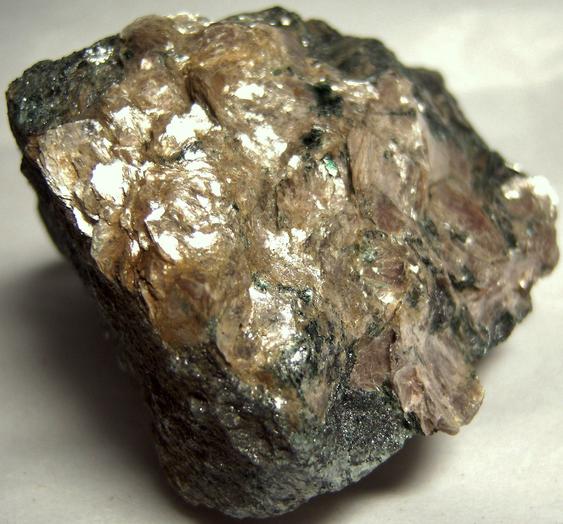 Margarite mica, Emery Corundum, actinolite, magnetite, Chester Emery Mines, Chester, Hampden County, Massachusetts, USA
