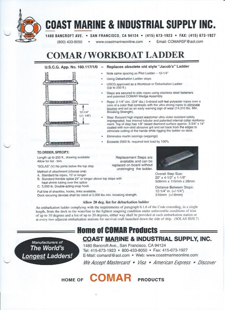 WORKBOAT LADDER