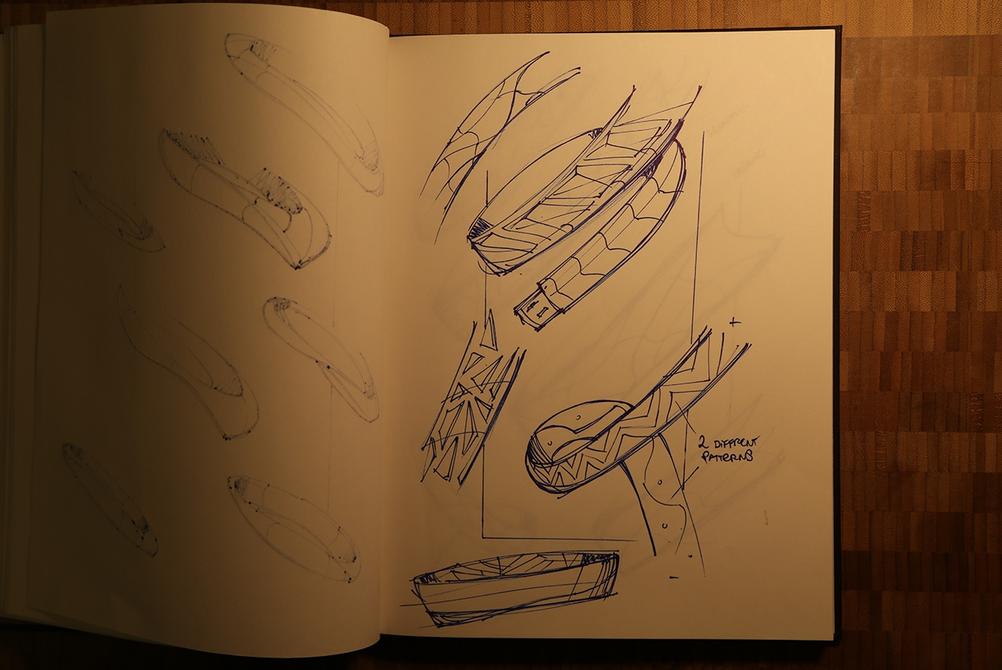 industrial design wearable concept armband sketching