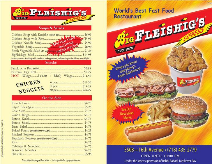 Big Fleishigs - Fresh and Delicious