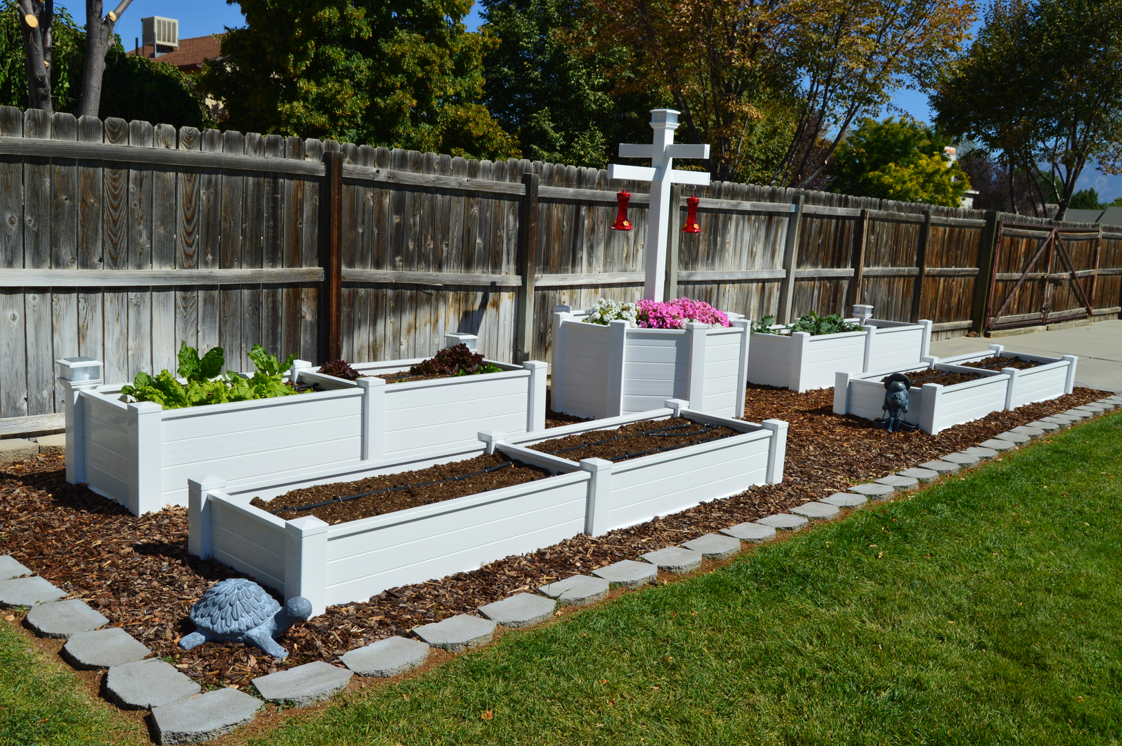 Vinyl Raised Bed Garden Planters