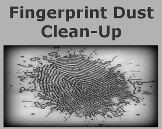 Fingerprint powder cleanup services