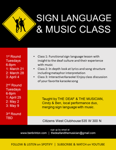 sign language with music class