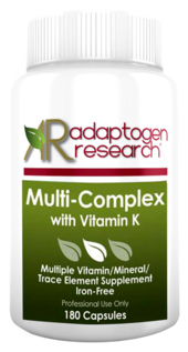 Adaptogen Research Multi-Complex With Vitamin K - 180 Capsules
