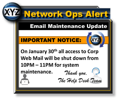 Information Services Notifications and Outages