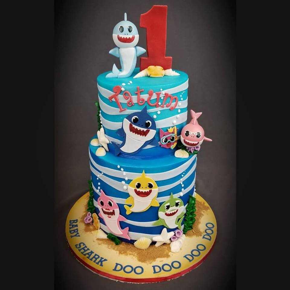 Pinkfong Baby Shark Birthday Cake