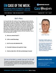 Bell's Palsy, EM, Facial Droop, Collin Brown