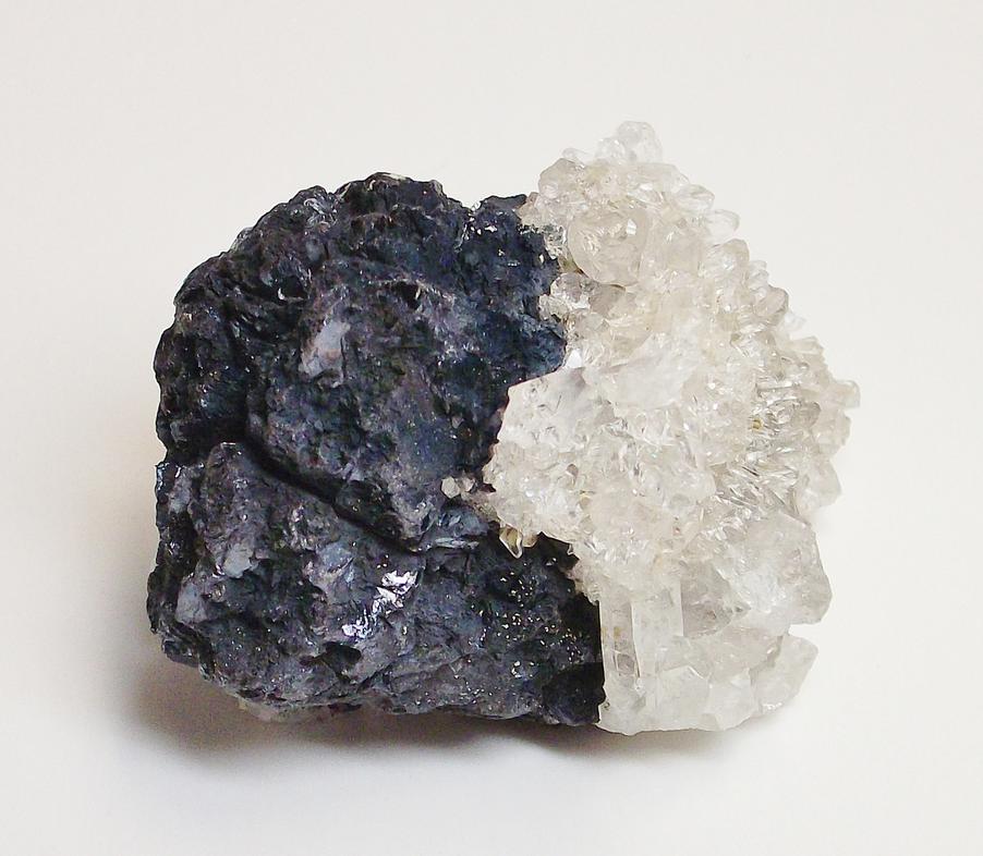 Sphalerite & Quartz crystals - Ellenville Mine, Ulster Co., New York