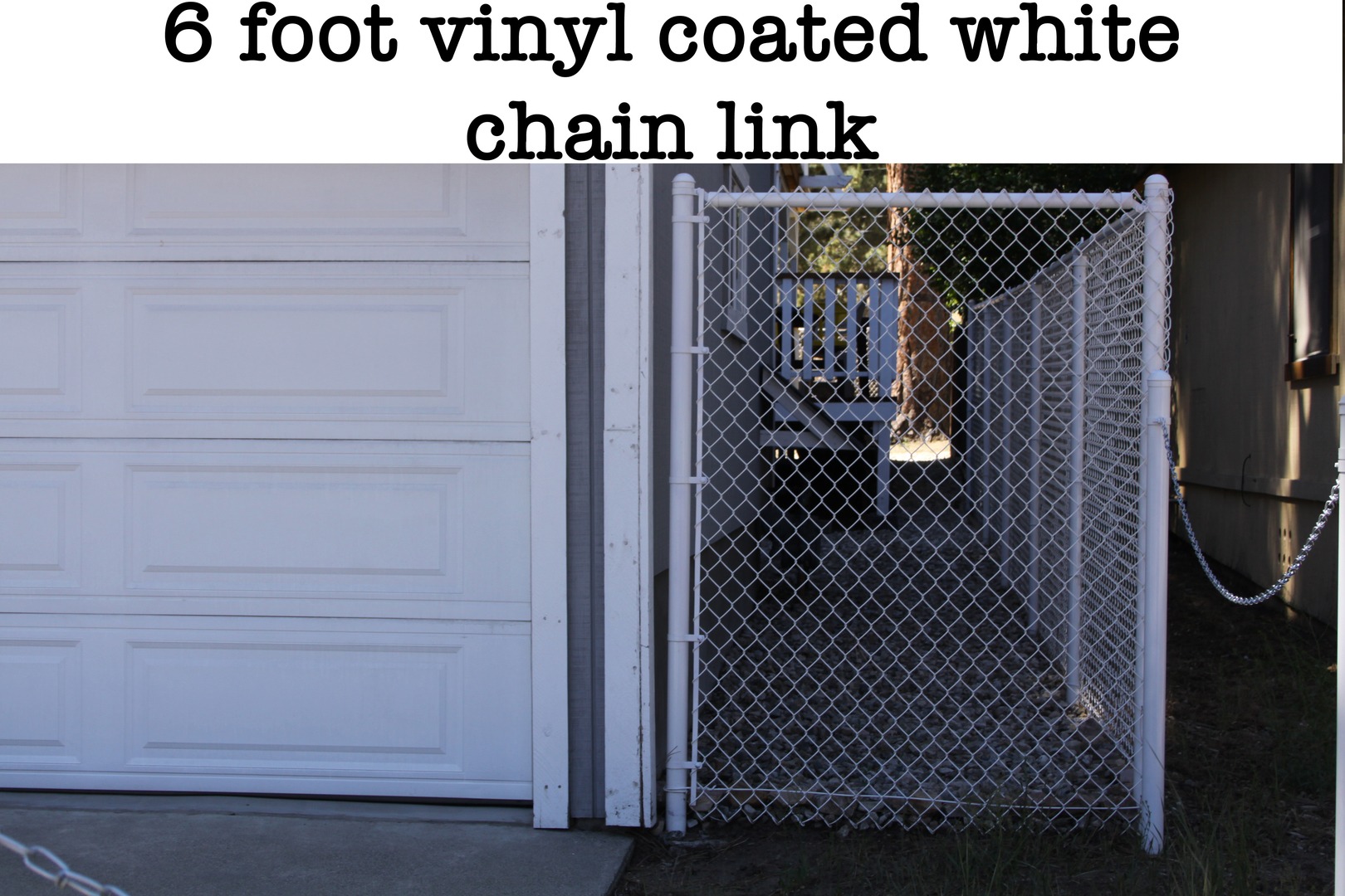 Chain link fence