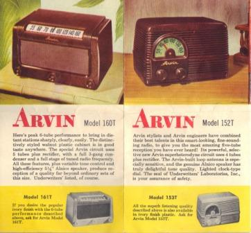 Arvin Radio 1948