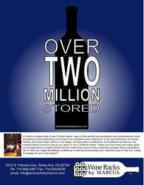 WineRacks by Marcus Over Two Million Stored Ad