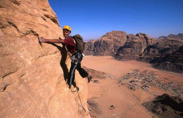 Climbing and tours Jordan with grades 1 to 6B