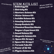 STEM Kits List