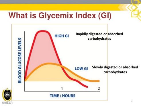 What is Glycemix Index (GI); Blood Glucose Levels & how fast are carbohydrates absorbed
