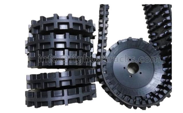 drive sprockets for tracked vehicles