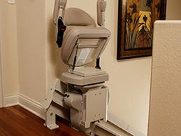 Elite Indoor Stairlift Power Folding Seat and Footrest