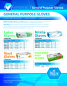 MedPride Powder Free General Purpose ​Gloves Combined