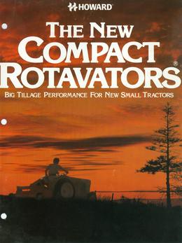 Howard New Compact Rotavators Brochure