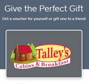 Talley's Cabins Gift Card