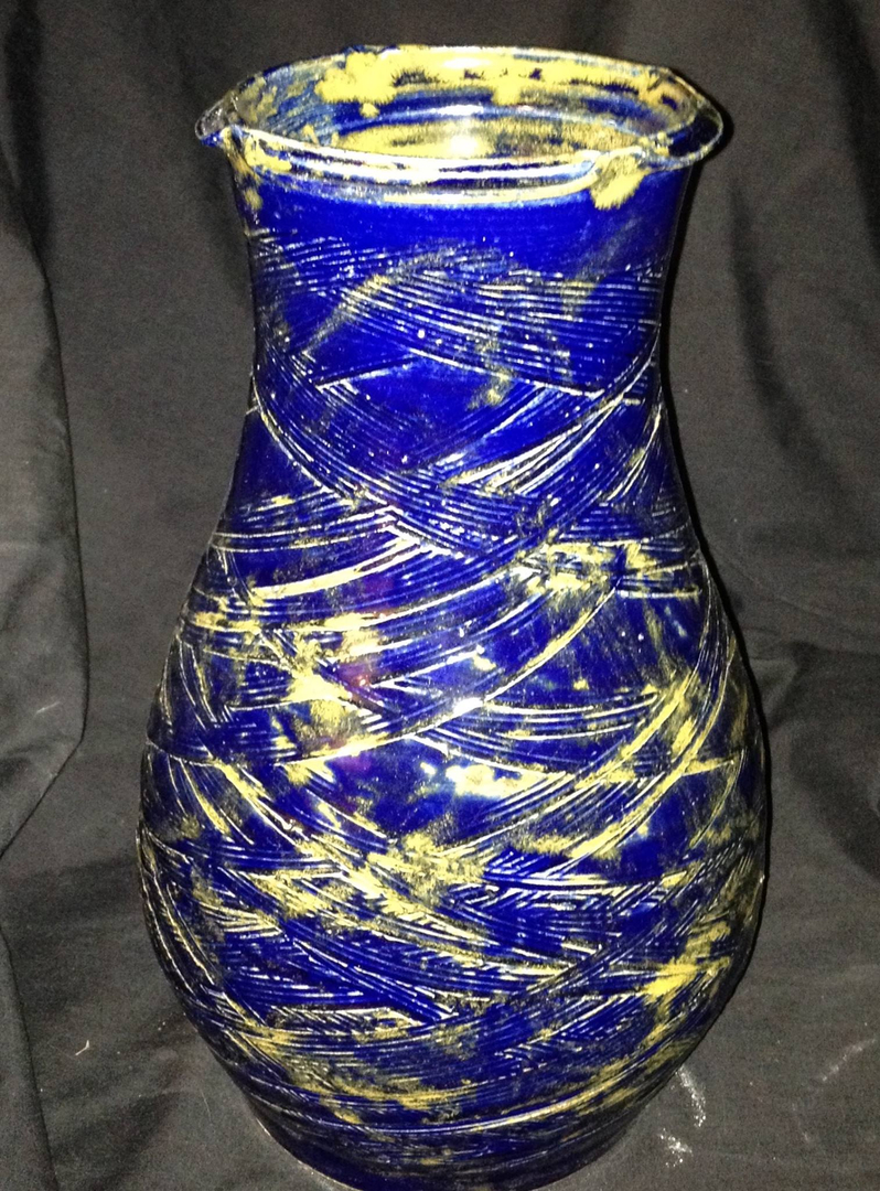 Pottery of Christopher Karg, moldsforplasterbats, kick wheel, fire