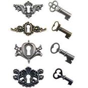 Tim Holtz 5ct Vintage Key Charms