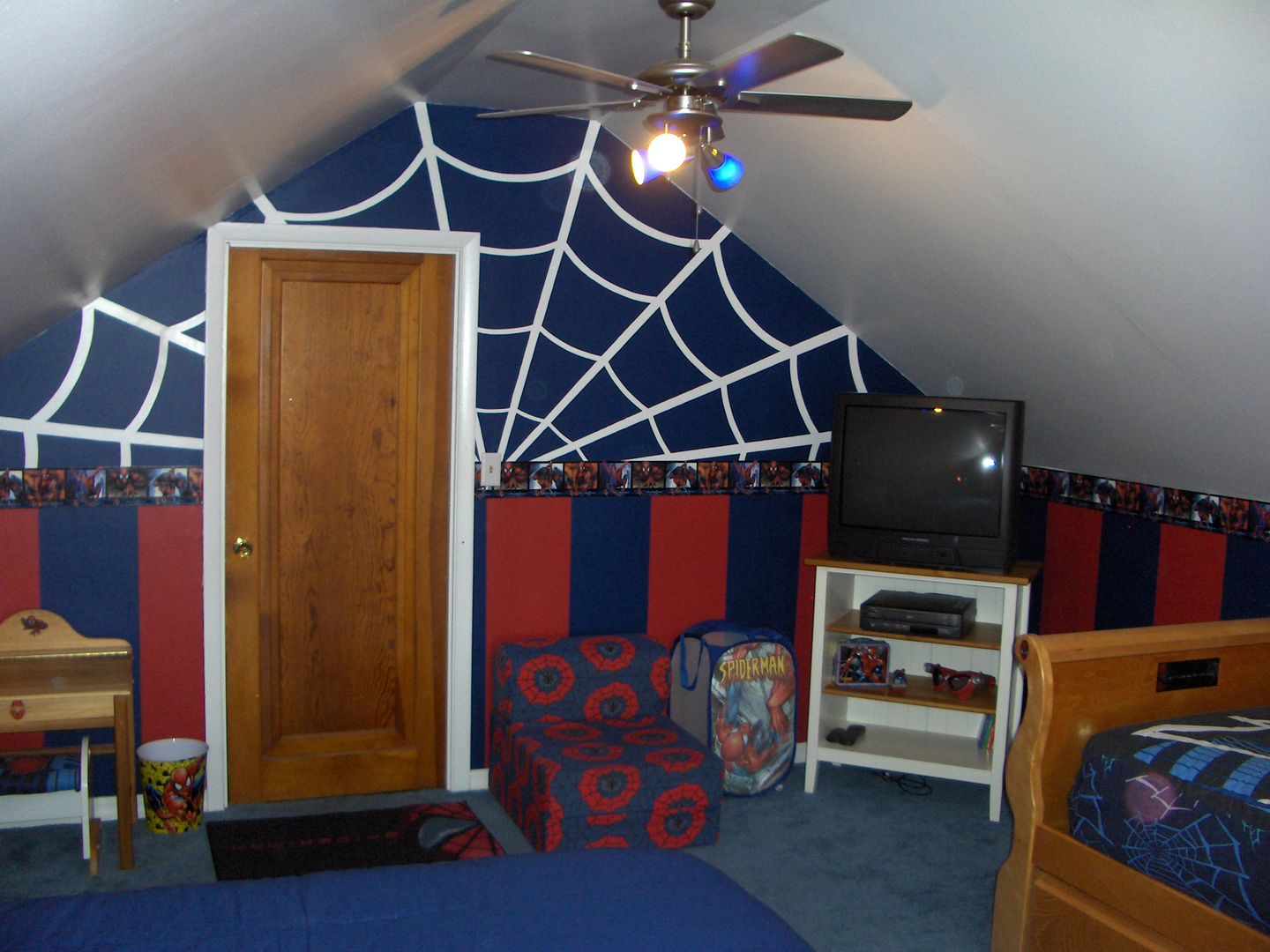 Spiderman Bedroom White Sox Bedroom Blackhawks Bedroom