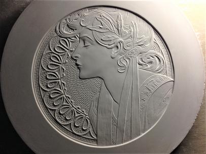 ALPHONSE MUCHA SILVER COINS