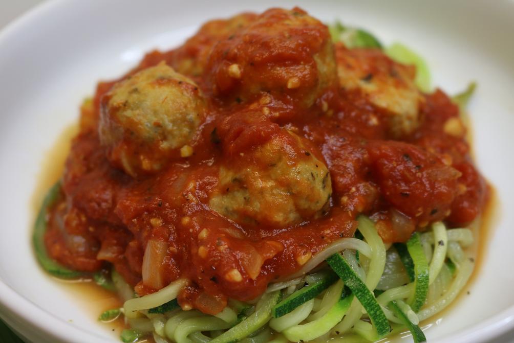 Light and Easy Stovetop Marinara with CHicken Meatballs Recipe Noreen's Kitchen