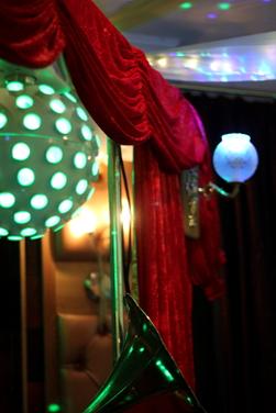 Steampunk DJ booth at a wedding Steampunk DJ