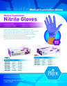 MedPride Powder Free Medical Examination Nitrile Gloves