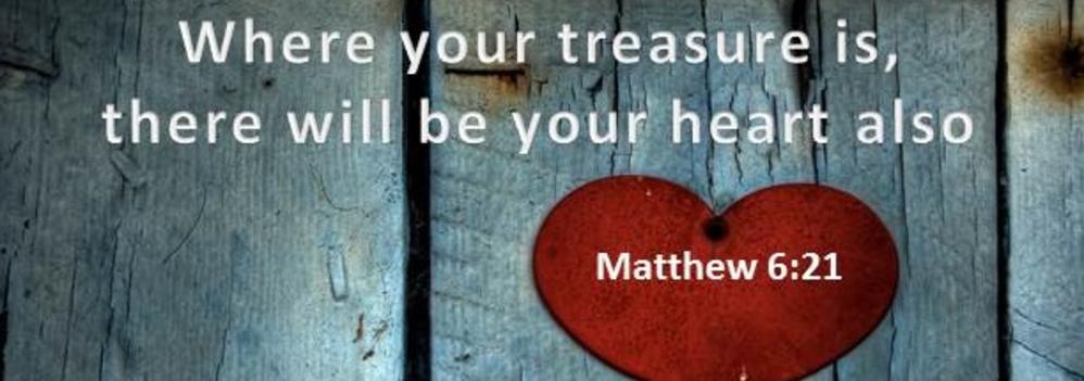 where your treasure is, so is your heart image