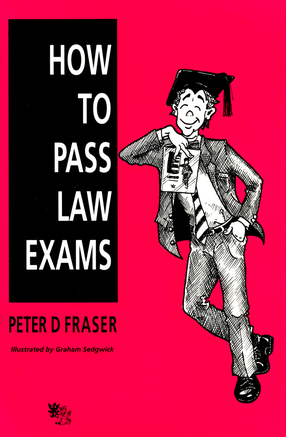 coolcartoons.net How to Pass Law Exams book cover illustration