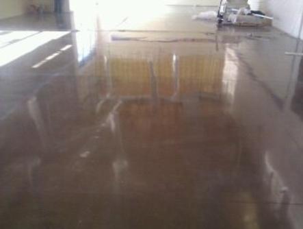 EZ pawn store polished concrete flooring