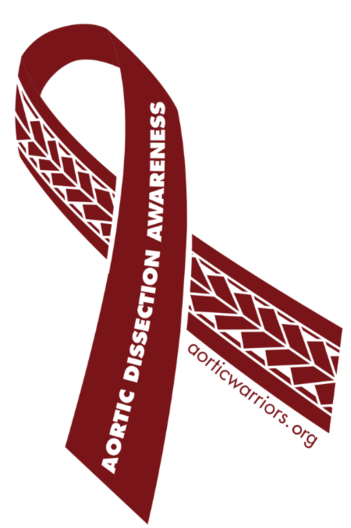 Aortic Dissection Awareness Ribbon - AorticWarriors.org