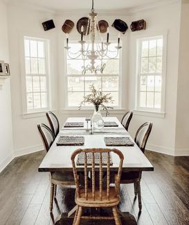 Farmhouse Dining Room, Connell Homes, Lithia FL
