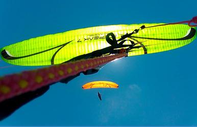 instrução de parapente