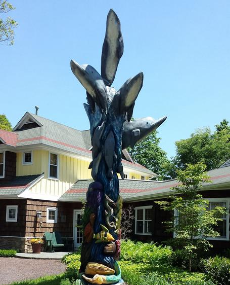 dolphin tree sculpture Manasquan, NJ