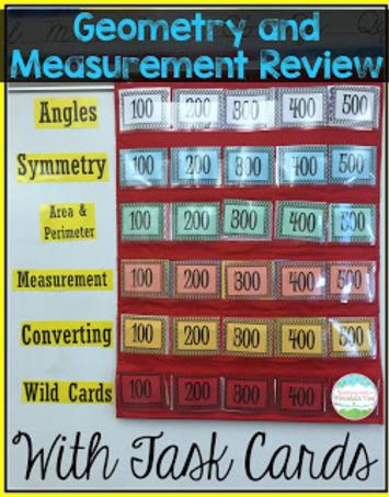 Geometry and Measurement with Task Cards