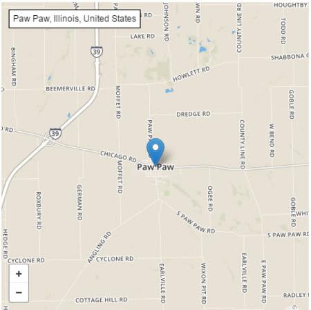 Paw Paw Illinois Map Contact