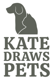 Kate draws pets logo