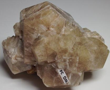Garnet Grossular, Vesuvianite crystal, Sierra de Cruces, Mun. de Sierra Mojada, Coahuila, Mexico