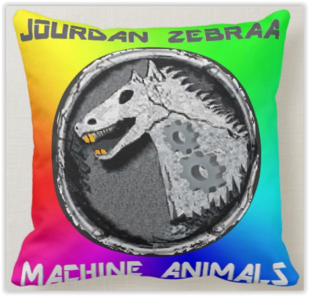 Machine Animals Famous MixTape Pillow 16"x16"