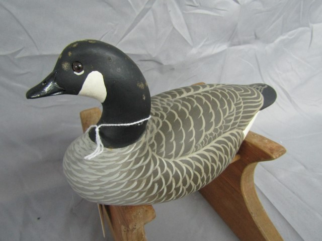 Sold at Auction: NICK TRAHAN MALLARD DRAKE DECOY Painted eyes. Carved bill.  Upswept tail. Branded JH N.O. LA. Minor gunning wear. Length 15. Prove