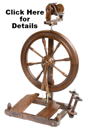 We carry the Kromski Sonata Spinning Wheel in stock and ready to try and take home. For sale in Michigan.