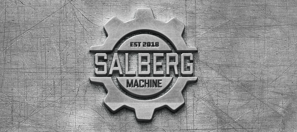 Salberg Machine gear emblem logo
