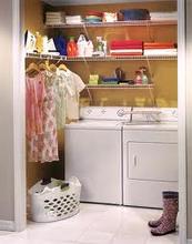 Wire Shelving Laundry Room