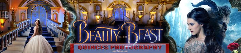BEAUTY AND THE BEAST QUINCES PHOTOGRAPHY VIDEO DRESSES LA BELLA Y LA BESTIA 15 ANOS TEMA THEMED QUINCES QUINCE 15 ANOS PARTY MIAMI LOPEZ FALCON PHOTO STUDIO
